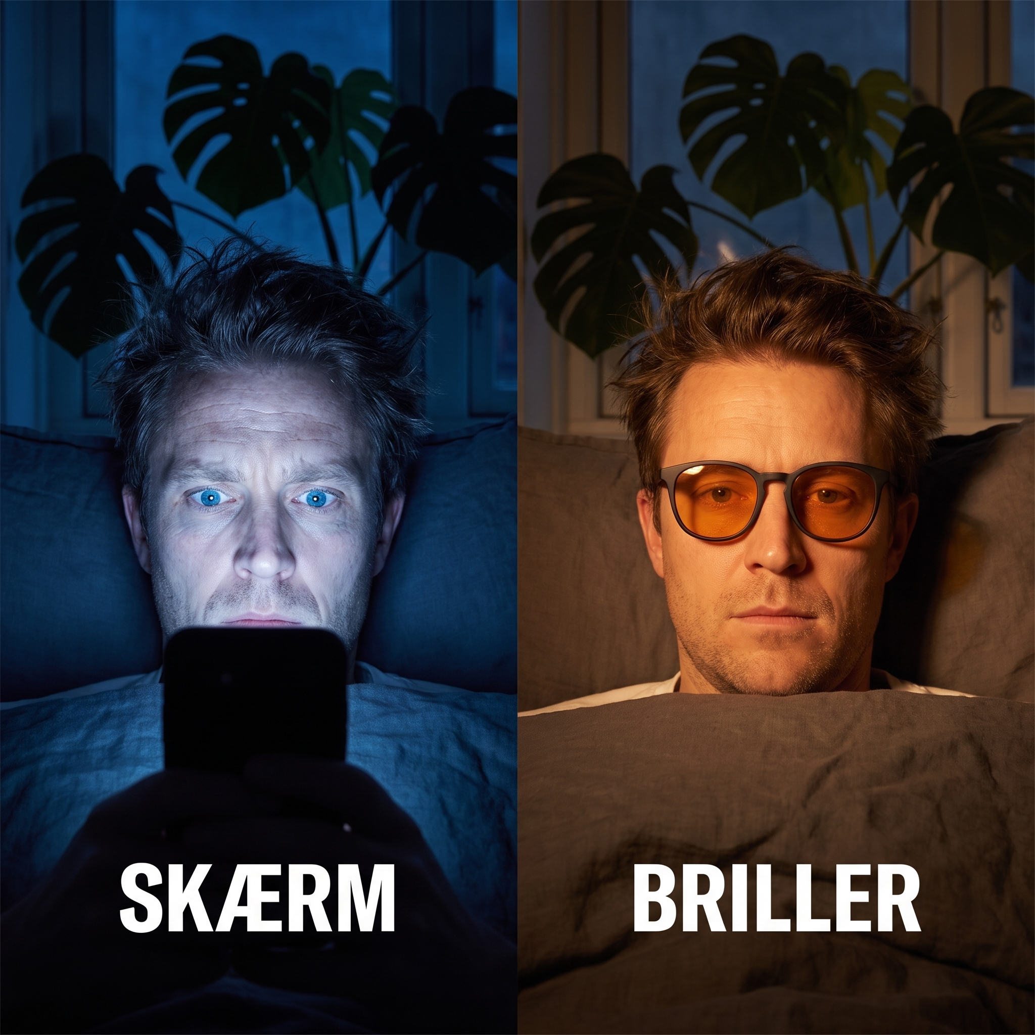 Skærm mod briller
